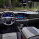interior of the 2023 chevy silverado zr2 bison, from the driver's seat